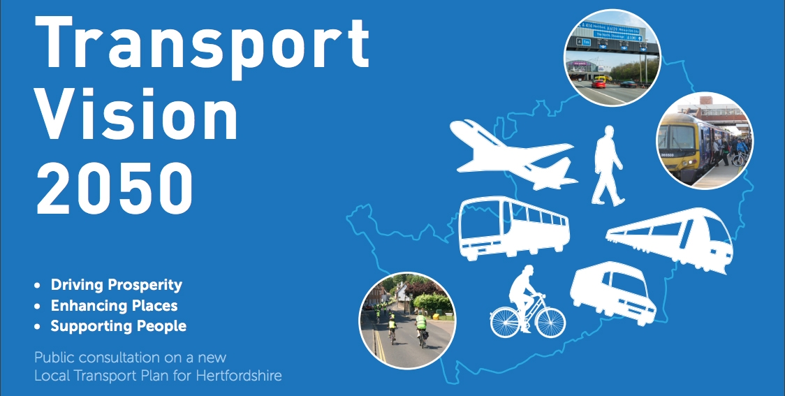 Have your say on the future of transport in Hertfordshire