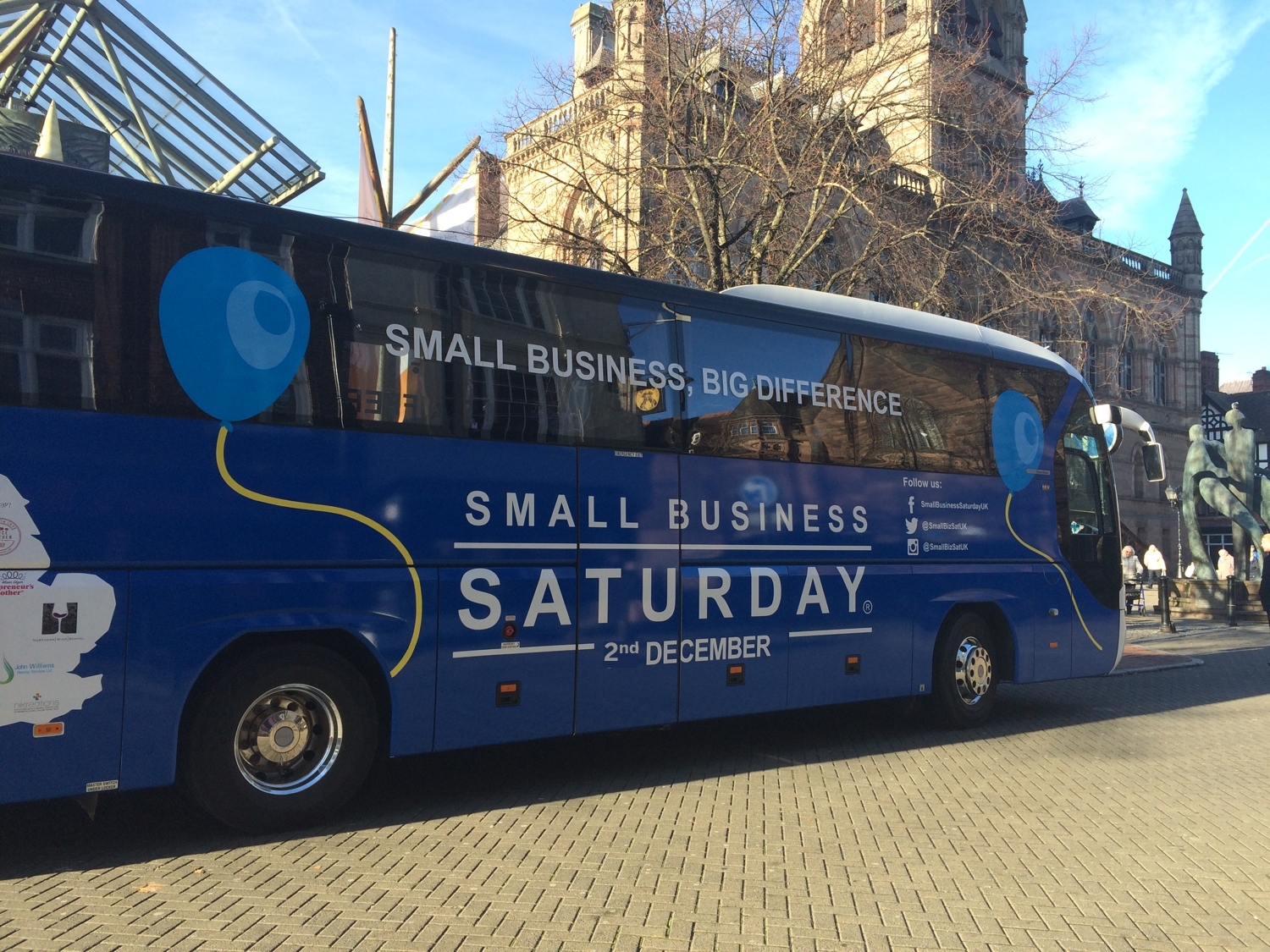 Small Business Saturday Bus is coming to Stevenage town!