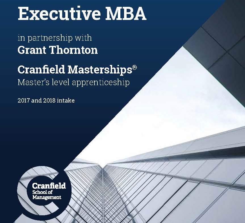 Grant Thornton and Cranfield University Executive MBA – First Cohort